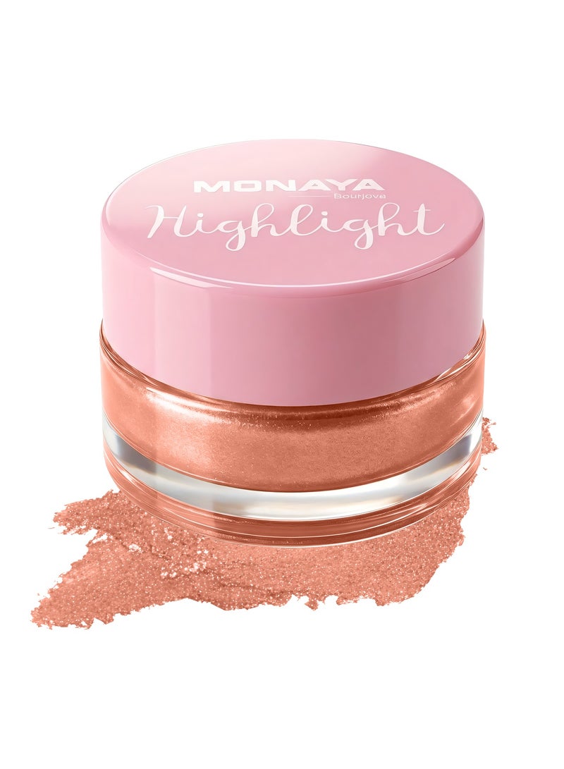 Monaya H001 Glowstick Highlight – Liquid-to-Cream Highlighter for Natural & Glass Skin Glow, Long-Lasting, Vegan & Cruelty-Free - Image 2